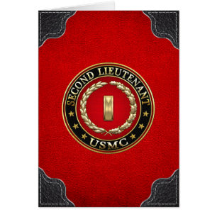 U.S. Flottor: Fänrik (USMC 2ndLt) [3D] Hälsningskort