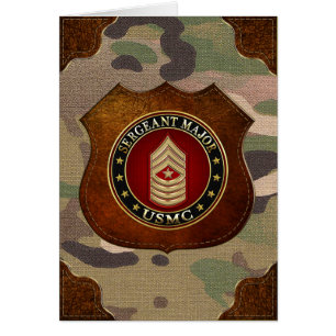 U.S. Flottor: Sergeant Ha som huvudämne (USMC Hälsningskort