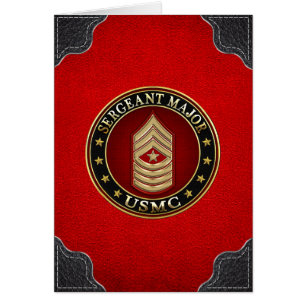 U.S. Flottor: Sergeant Ha som huvudämne (USMC Hälsningskort