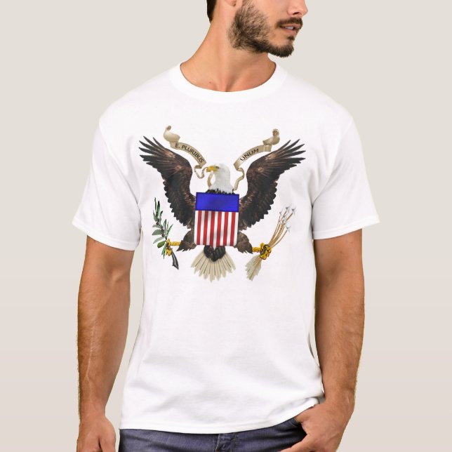 U.S. Försegla örnen T-shirt (Framsida)