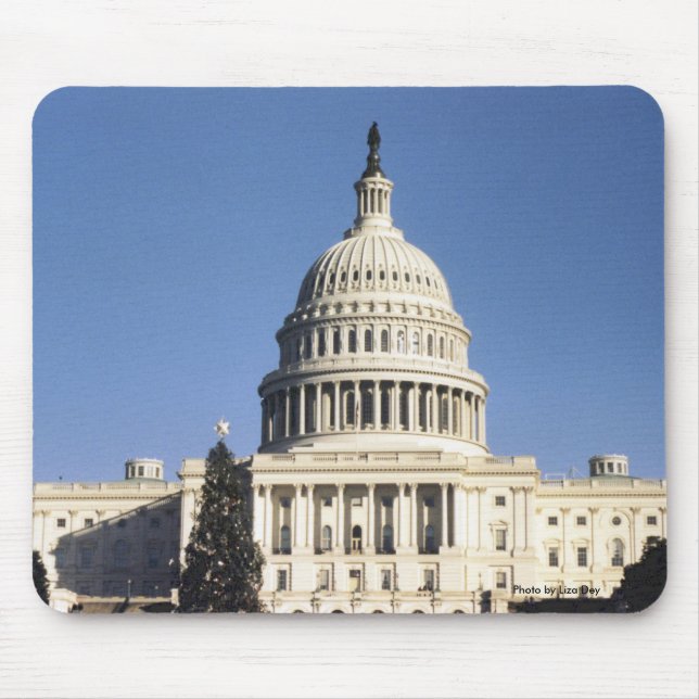 U.S. Huvudstad Byggande Mousepad Musmatta (Framsidan)