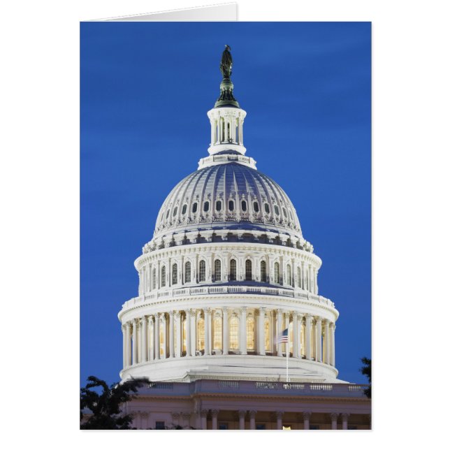 U.S. Huvudstad dome Hälsningskort (Framsidan)