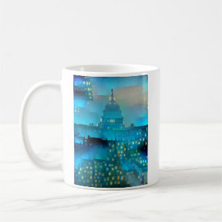 U.S. Huvudstad i ljus Kaffemugg