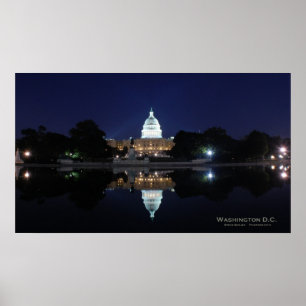 U.S. Huvudstad - Natt Poster