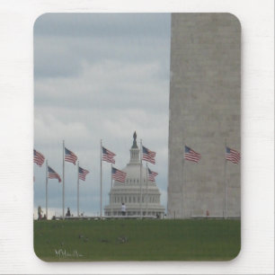 U.S Huvudstad och Washington Monument Musmatta