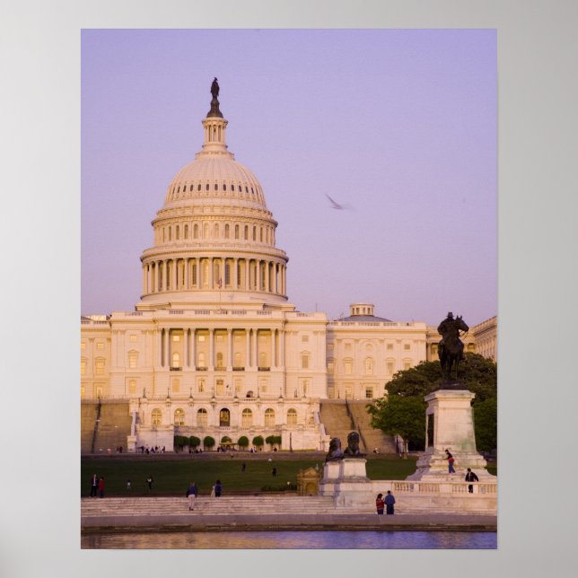 U.S. Huvudstad, Washington D.C. (distriktet) Poster (Framsidan)