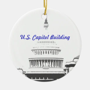U.S. Huvudstadkupol, Washington D.C. Julgransprydnad Keramik