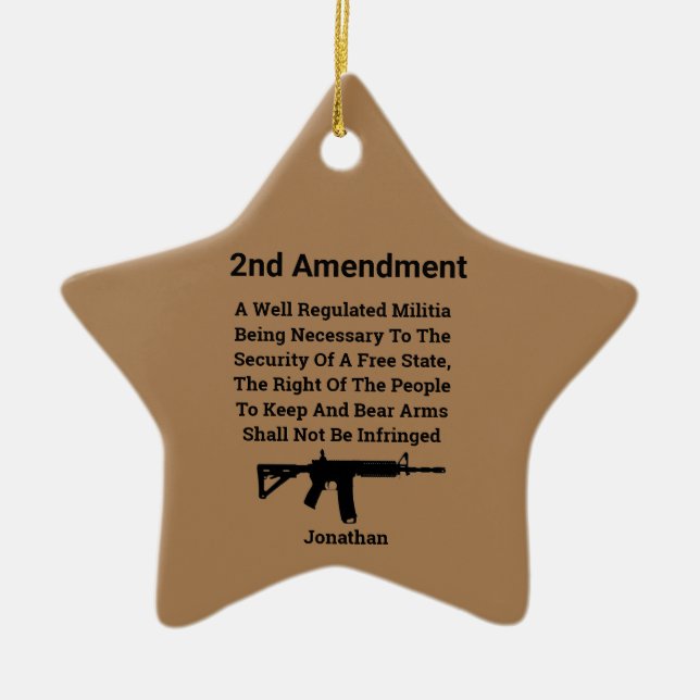 U:s konstituerande Höger att bära Armens andra änd Julgransprydnad Keramik (Framsidan)