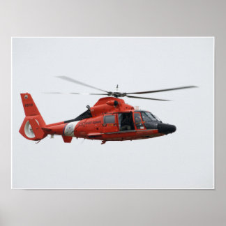 U.S. Kusten Guard HH-65C Dauphin Poster