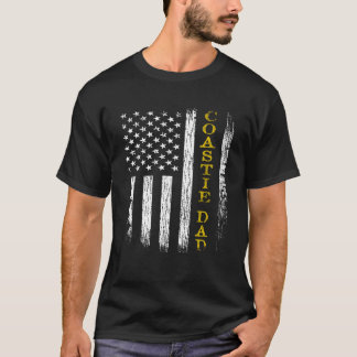 U.S. Kusten Guard Uscg Coastie Pappa Flagga T Shirt