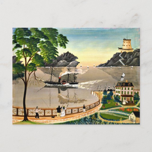 U.S. Mail Boat, 1885 Vykort (Framsida)