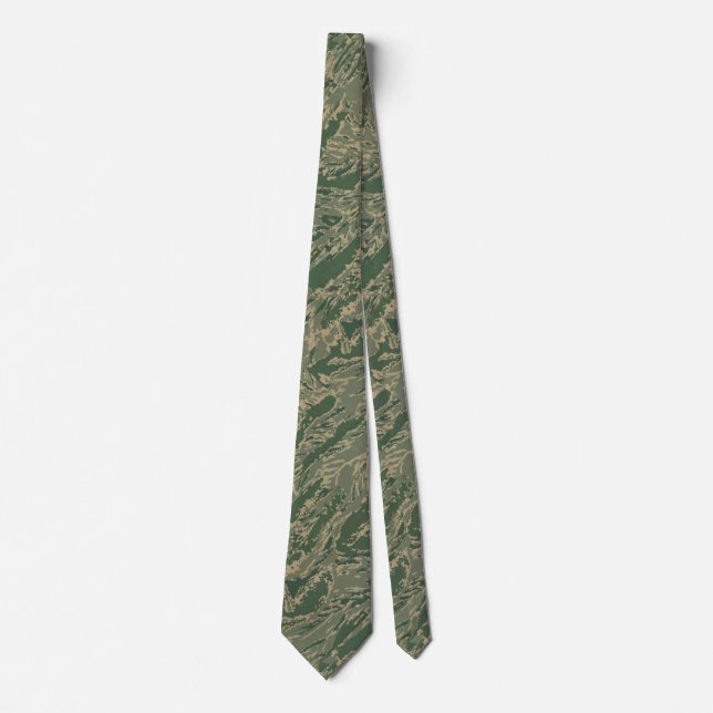 U.S. Manar för militärgröntkamouflage Tie Slips (Framsida)