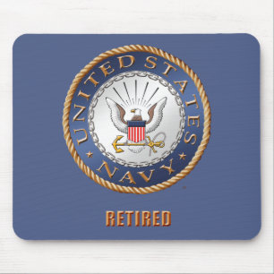 U.S. Marin pensionerade Mousepad Musmatta