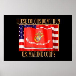 U.S. Marinkorpralaffisch Poster