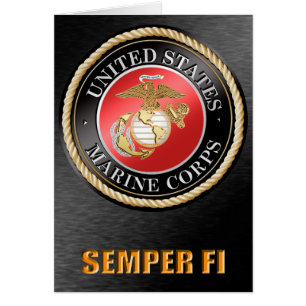 U.S. MarinkorpralSemper Fi kort
