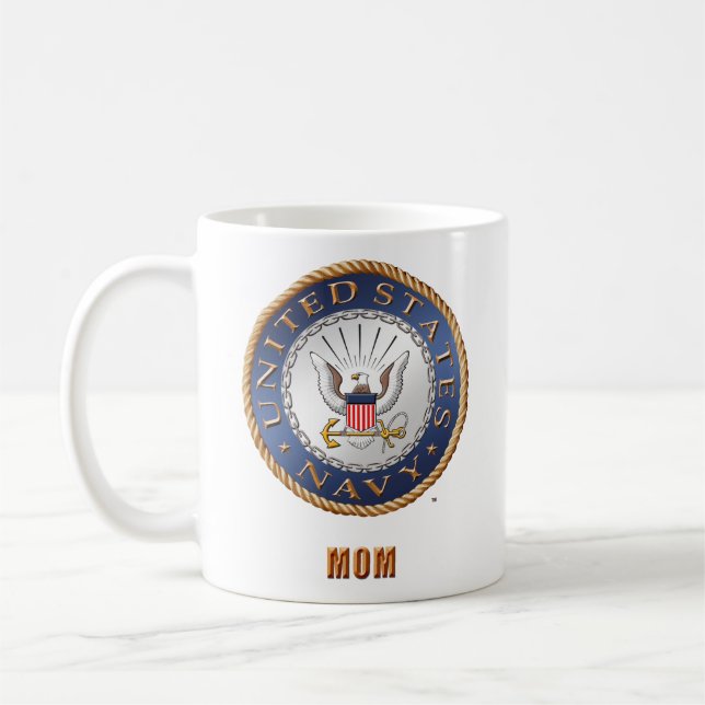 U.S. Marinmammamugg Kaffemugg (Vänster)