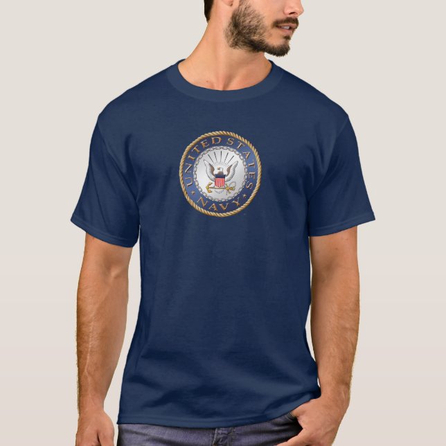 U.S. Marinmanar skjorta för utslagsplats Tee Shirt (Framsida)