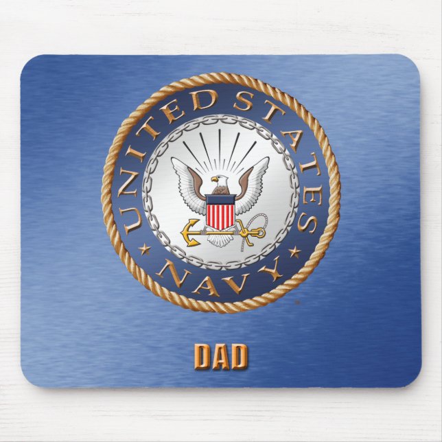 U.S. Marinpappa Mousepad Musmatta (Framsidan)