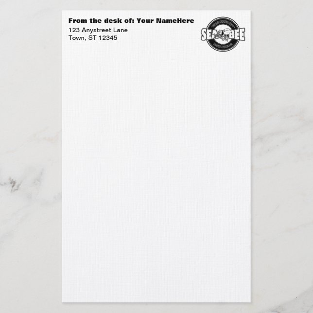 U.S. MarinSeabee Brevpapper (Framsida)
