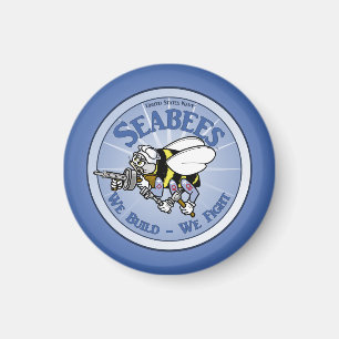 U.S. MarinSeabee Magnet