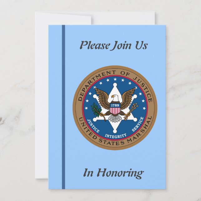 U.S. Marshall Service Pension-inbjudan Inbjudningar (Framsida)