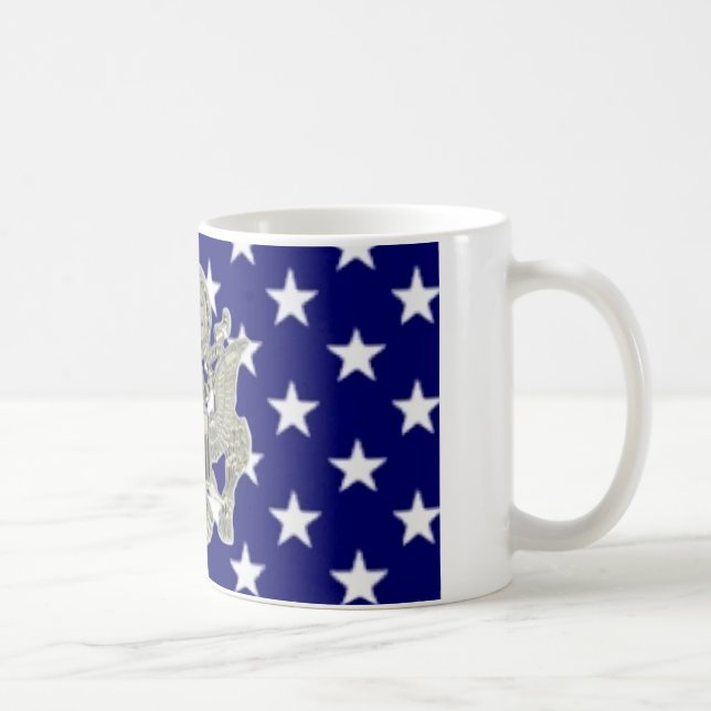 u.s. militär gradbeteckning kaffemugg (Höger)