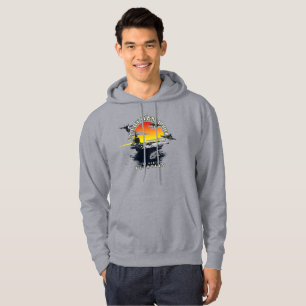 U. S. Militär   Män Hoodie