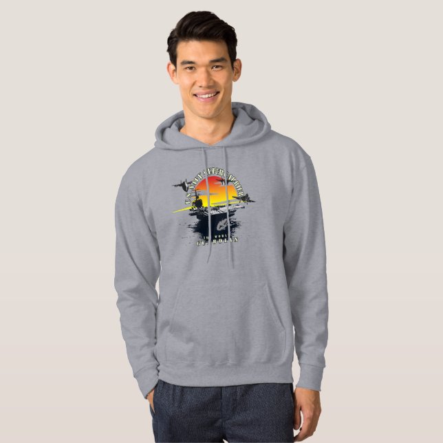 U. S. Militär | Män Hoodie (Hel framsida)