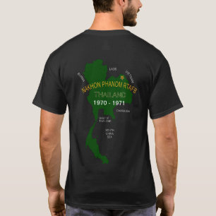 U. S. Militära thailändska veteraner NKP RTAFB T-S T Shirt