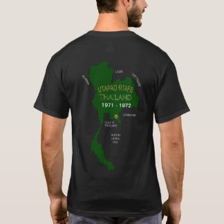 U. S. Militära thailändska veteraner utapao RTAFB T Shirt