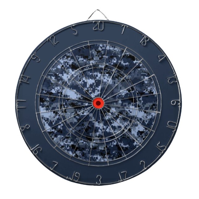 U.S. Military Blue Camouflage Dart Board Piltavla (Framsidan)