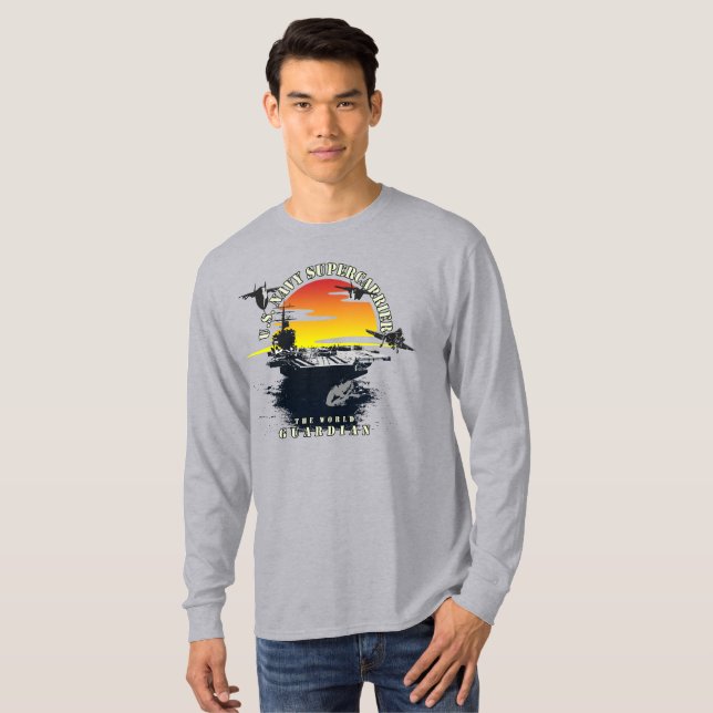 U. S. Military | Men Long Sleeve T Shirt (Hel framsida)