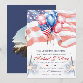 U.S. Military Retirement Invitation Inbjudningar