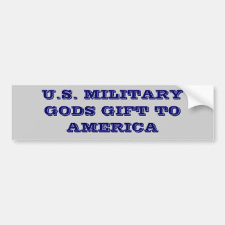 U.S. MILITARYGODS-GÅVA TILL AMERIKA BILDEKAL