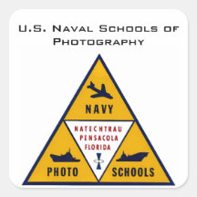 U.S. Naval Skolor of Photography #1 Stickers
