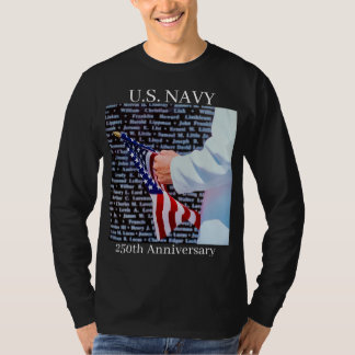 U.S. Navy 250th Anniversary T Shirt