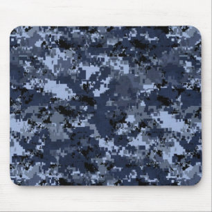 U.S.Navy Blue Camouflage Mousepad Musmatta