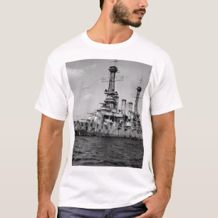 U.S. ny slagskepp - den in_War jerseyen avbildar Tee Shirt