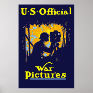 U.S. Officiella krigbilder Poster