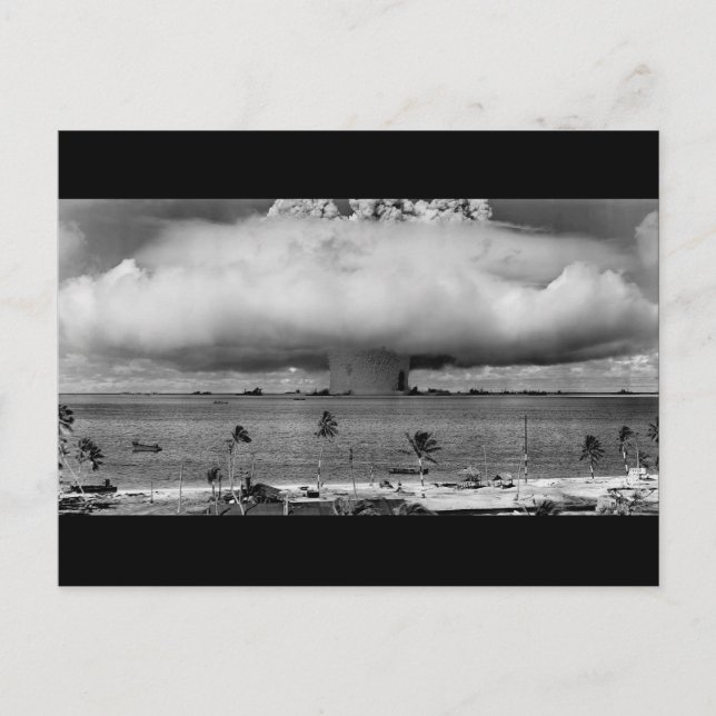 U.S. Operation Crossroad the Baker Explosion Vykort (Framsida)