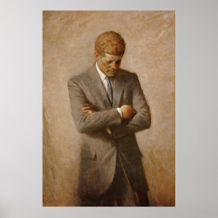 U.S. President John F. Kennedy av Aaron Shikler Poster
