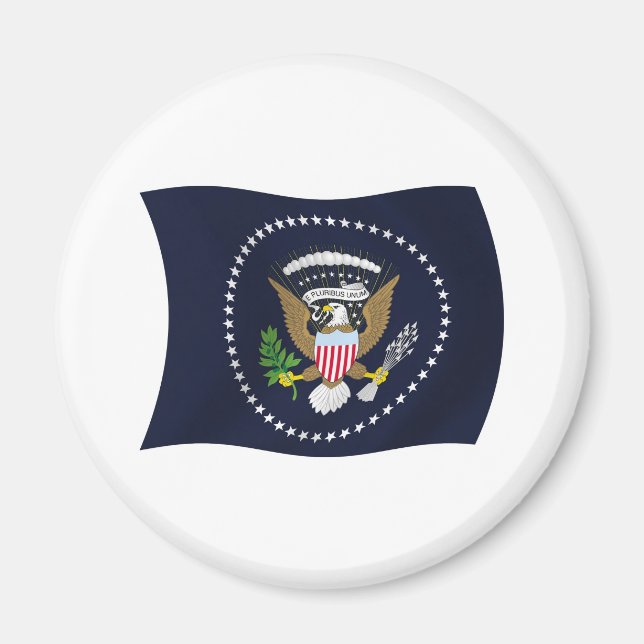 U.S. President Seal Flagga Magnet (Framsidan)