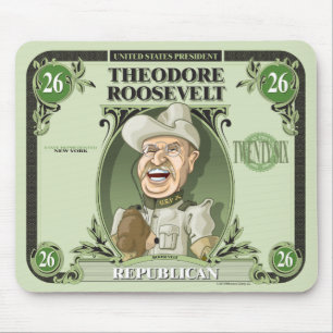 U.S. Presidenter Mousepad: #26 Theodore Roosevelt Musmatta