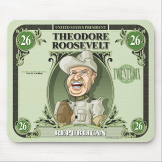 U.S. Presidenter Mousepad: #26 Theodore Roosevelt Musmatta
