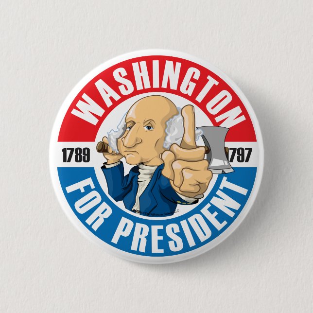 U.S. Presidentkampanjen knäppas: #1 Washington Knapp (Framsida)