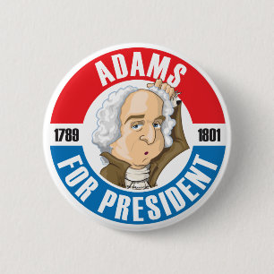 U.S. Presidentkampanjen knäppas: #2 John Adams Knapp