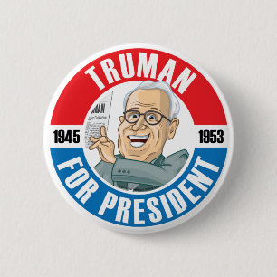 U.S. Presidentkampanjen knäppas: #33 Harry Truman Knapp
