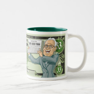 U.S. Presidentmuggsamling: #33 Harry Truman Två-Tonad Mugg