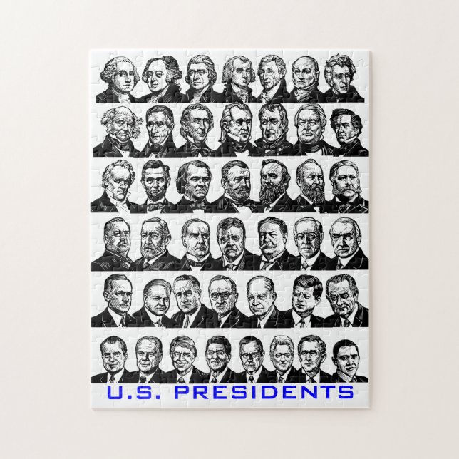 U.S. Presidentpussel Pussel (Vertikal)