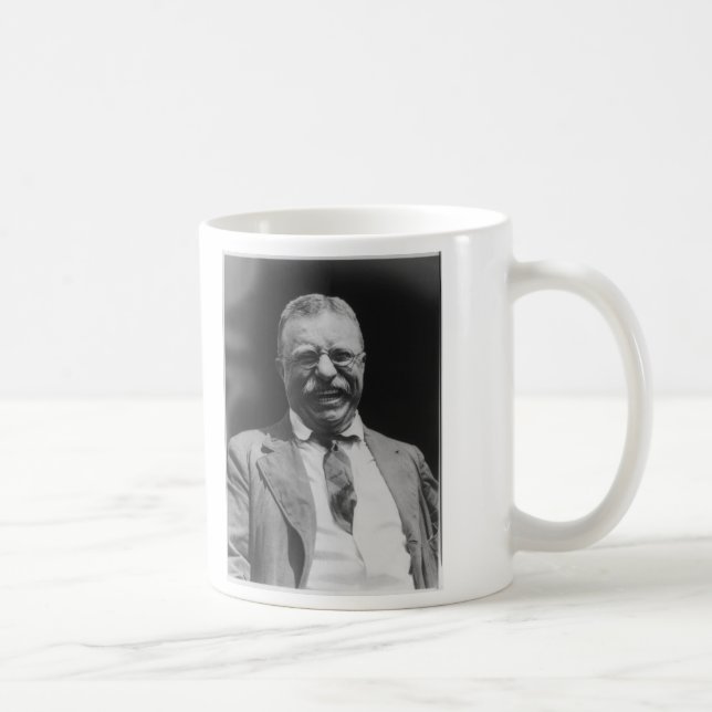 U.S. PresidentTheodore Teddy Roosevelt skratta Kaffemugg (Höger)